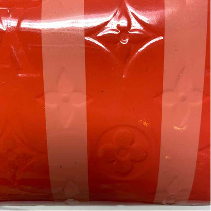 Pre-Owned Louis Vuitton Stripe Multi Patent Designer Wallet