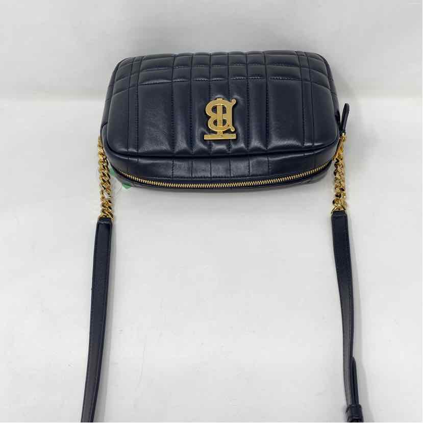 Pre-Owned Burberry Black Leather Designer Handbag