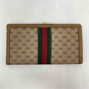 Pre-Owned Gucci Monogram Canvas Designer Wallet