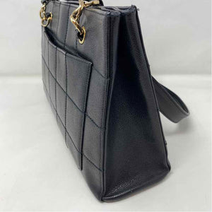 Pre-Owned Chanel Black Leather Designer Handbag
