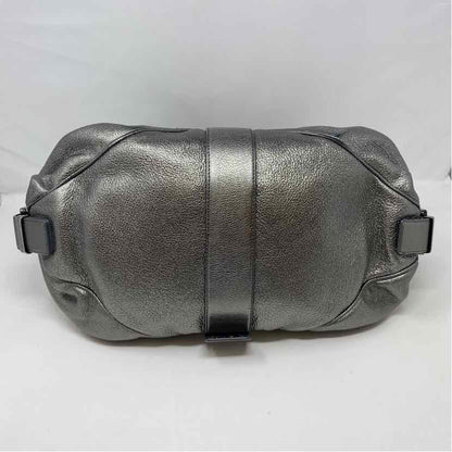 Pre-Owned Michael Kors Silver Leather Handbag
