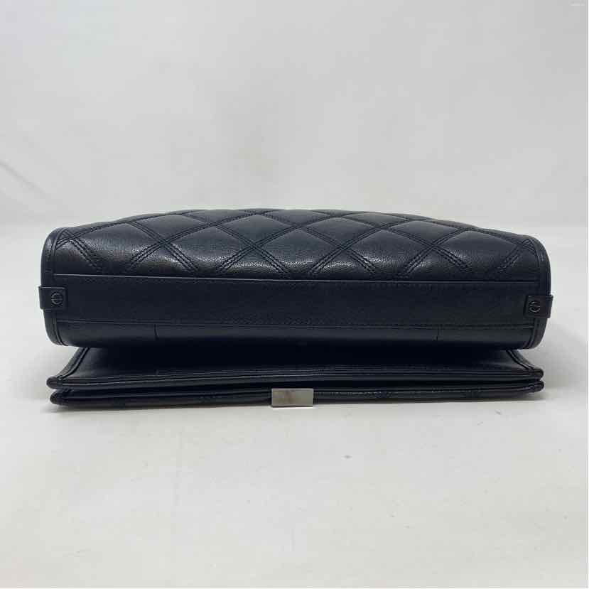 Pre-Owned Saint Laurent Black Leather Designer Handbag