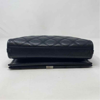 Pre-Owned Saint Laurent Black Leather Designer Handbag