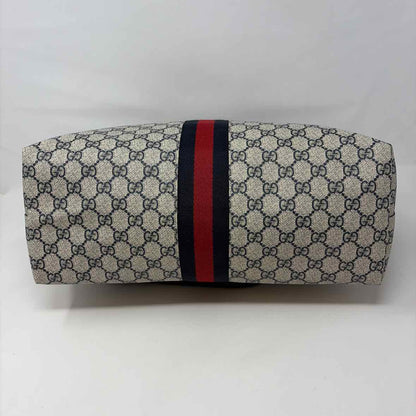 Pre-Owned Gucci Navy Canvas Designer Handbag