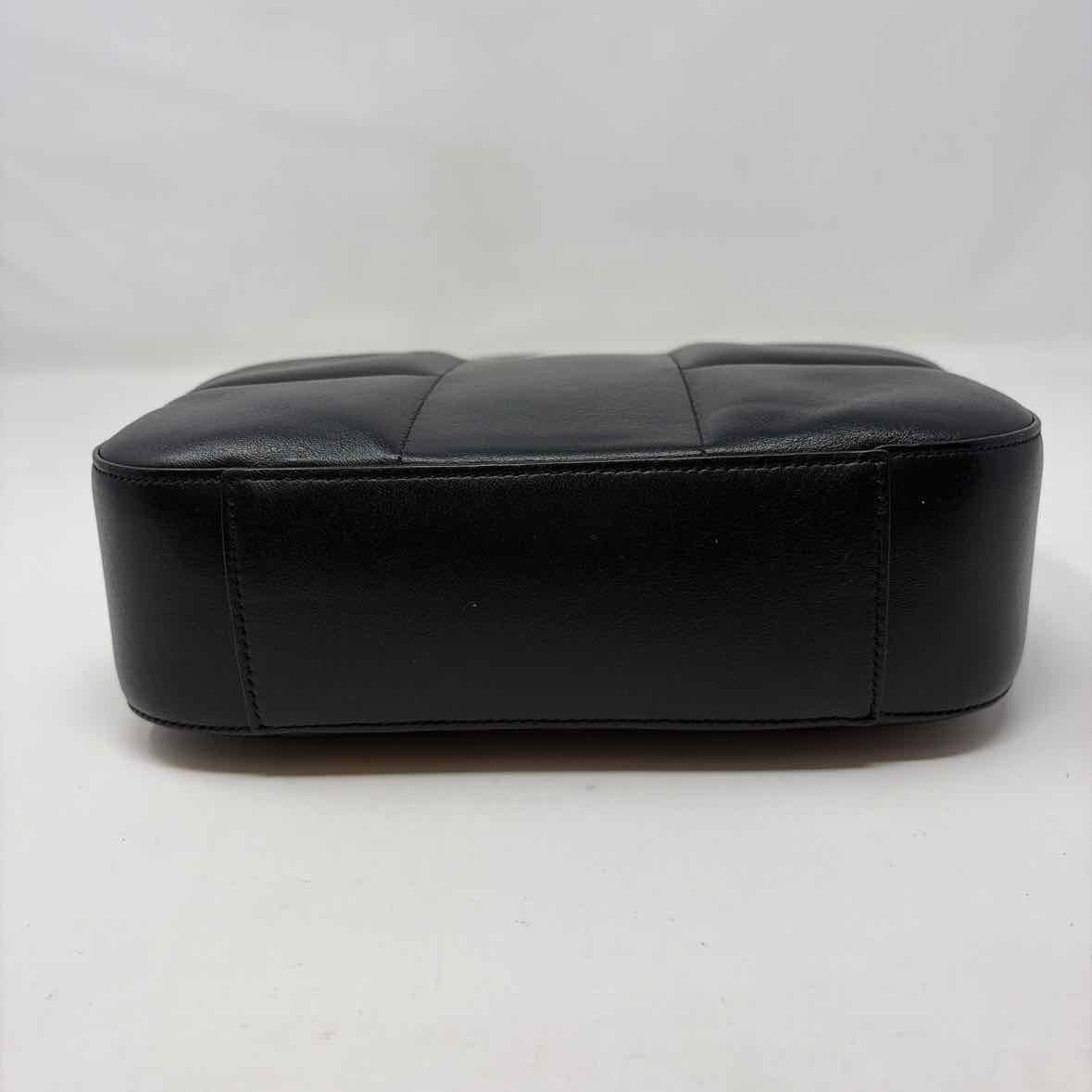 Pre-Owned Demellier Black Leather Handbag