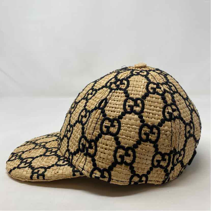 Pre-Owned Gucci Straw Straw Designer Hats
