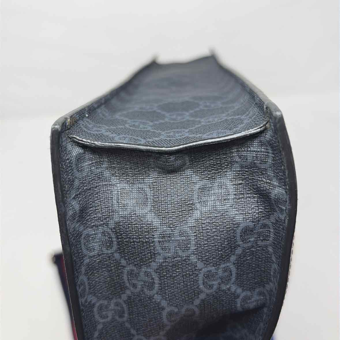 Pre-Owned Gucci Black Canvas Designer Handbag