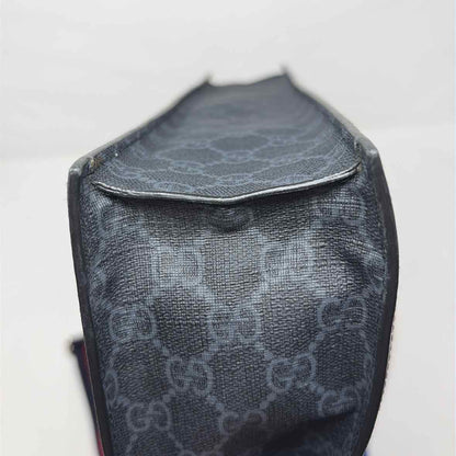 Pre-Owned Gucci Black Canvas Designer Handbag