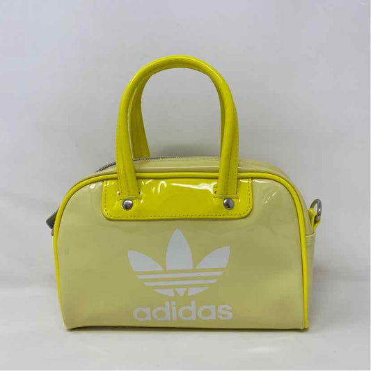 Pre-Owned Adidas Yellow Vinyl Handbag