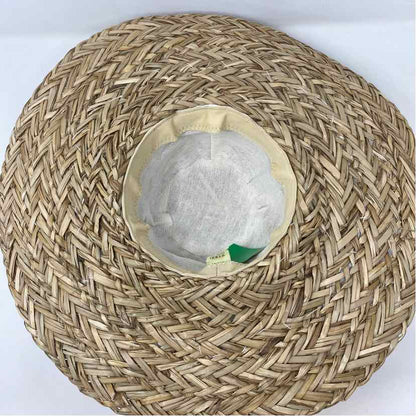 Pre-Owned Boutique White Multi Straw Hat