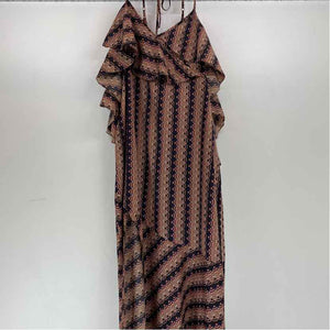 Pre-Owned Size L Cleobella Striped Casual Dress