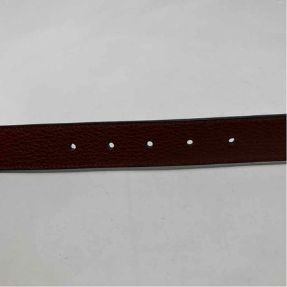 Pre-Owned Gucci Burgundy Leather Designer Belt