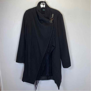 Pre-Owned Size 6/M Lauren by Ralph Lauren Black Coat