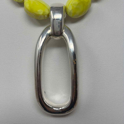 Pre-Owned Simon Sebbag Designs Yellow Beaded Necklace