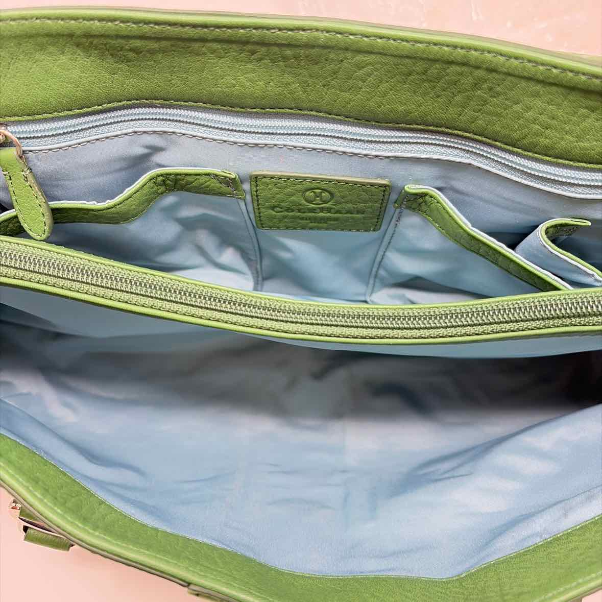 Pre-Owned Cole Haan Green Leather Handbag