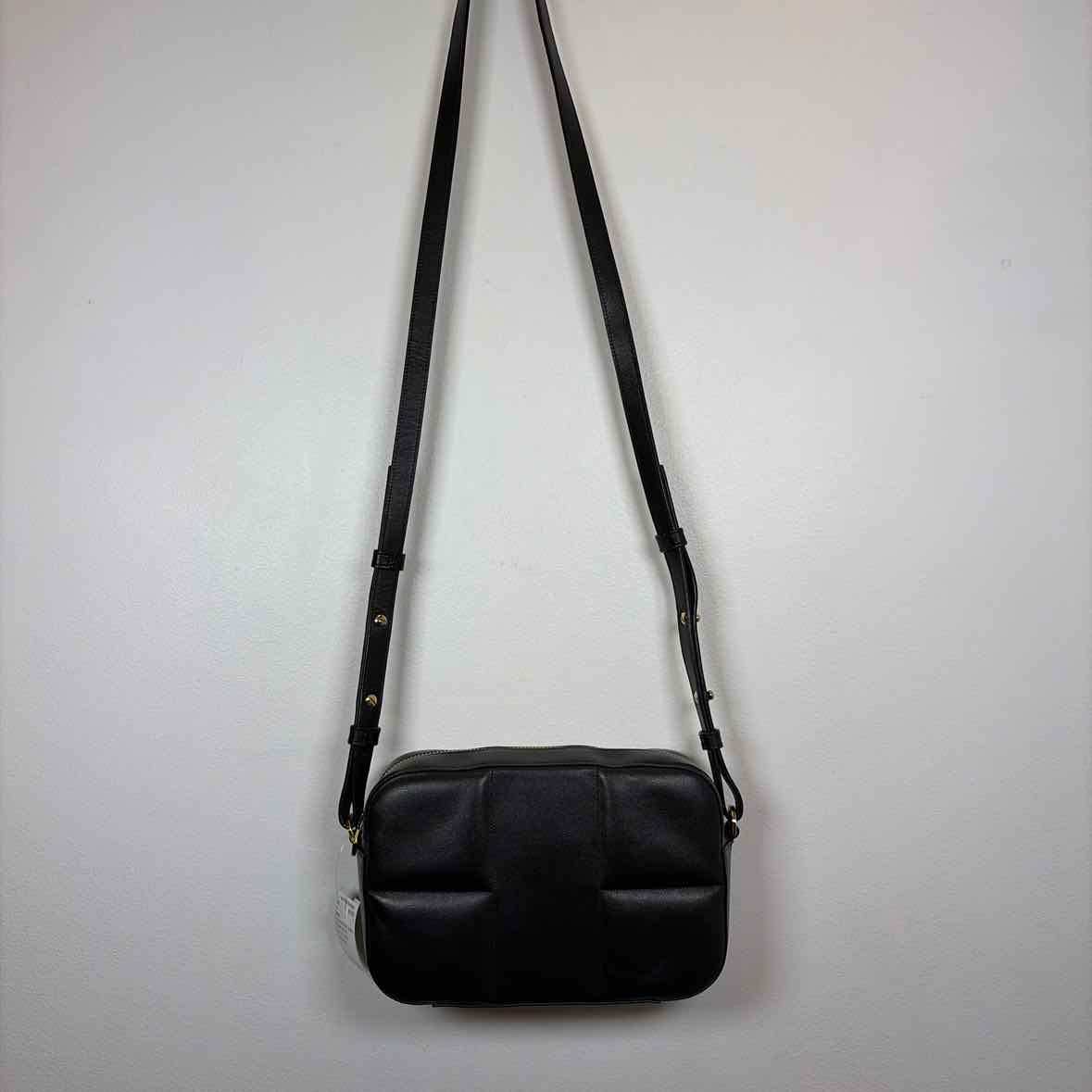 Pre-Owned Demellier Black Leather Handbag