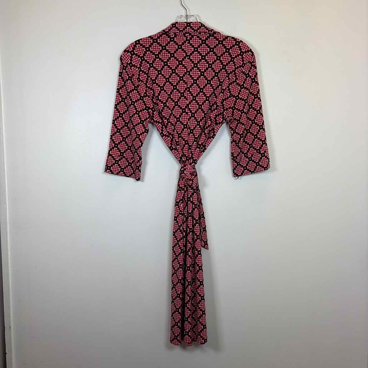 Pre-Owned Size 8/M Laundry Pink/Black Casual Dress