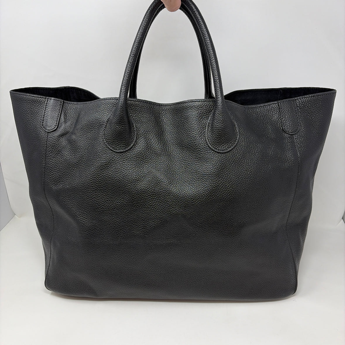 Pre-Owned Boutique Black Leather Handbag