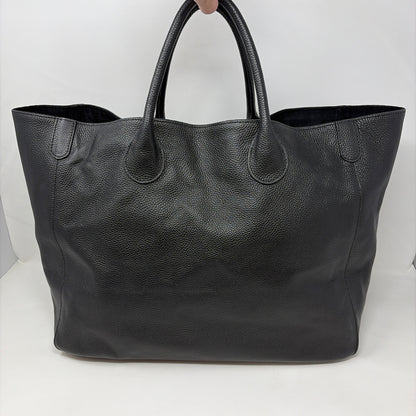 Pre-Owned Boutique Black Leather Handbag
