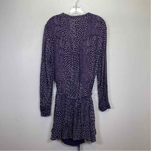 Pre-Owned Size 10/L Reiss Purple Casual Dress