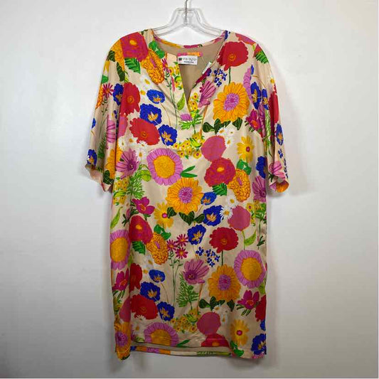 Pre-Owned Size L Villagallo Floral Multi Casual Dress