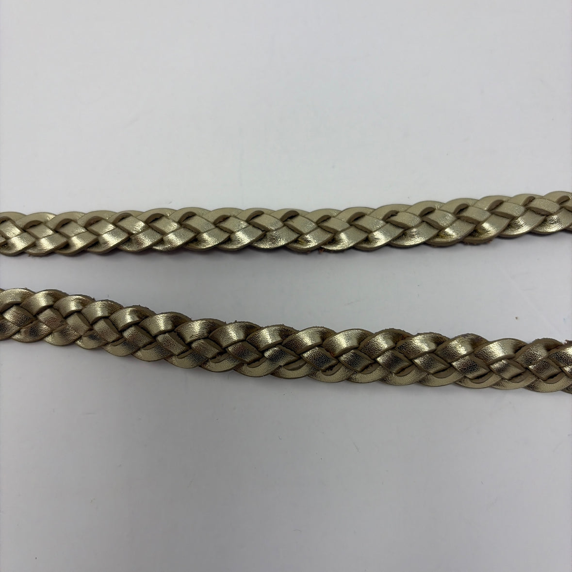 Pre-Owned Lilly Pulitzer Gold Leather Belt