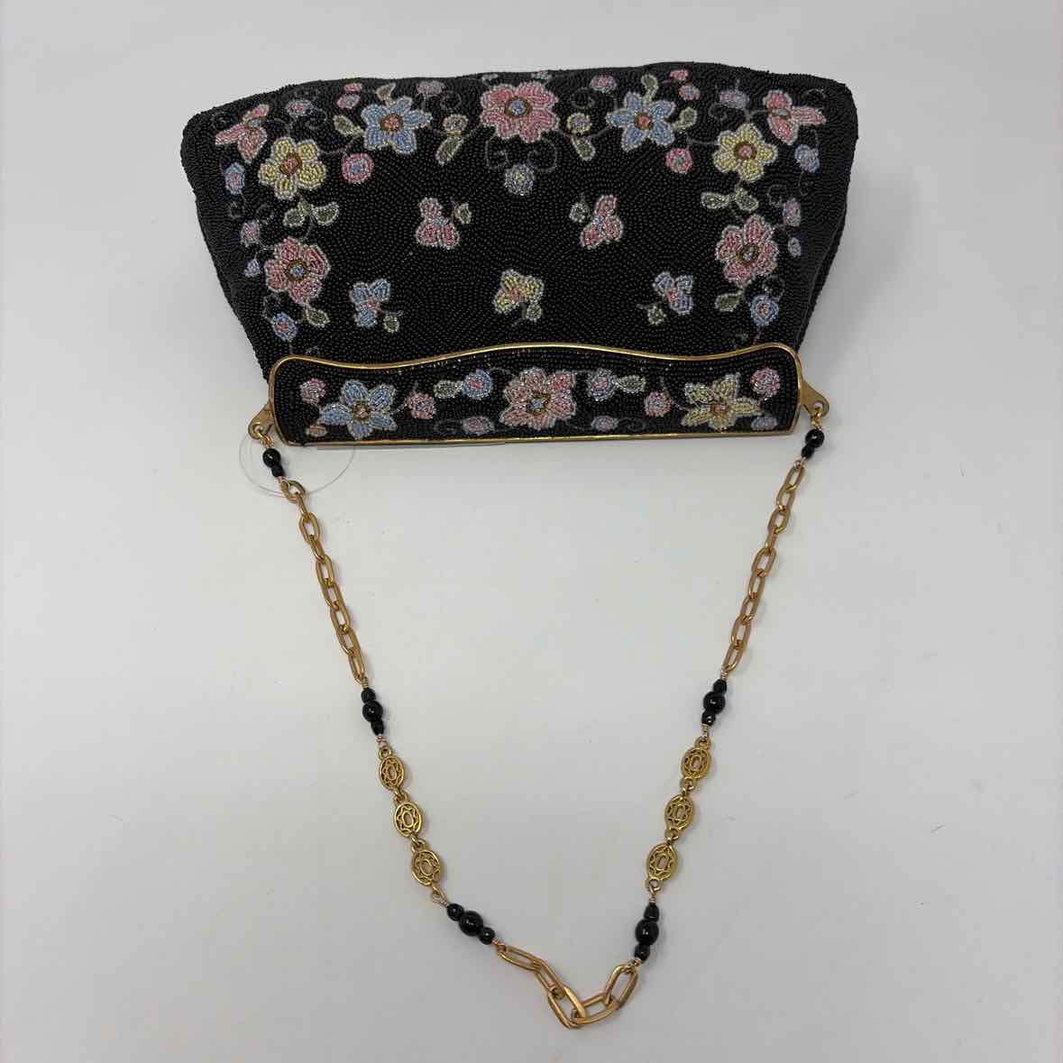 Pre-Owned Denise Francelle Black Multi Beaded Handbag