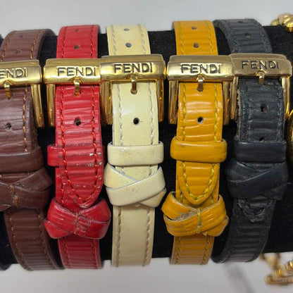 Pre-Owned Fendi Multi Leather Designer Watch