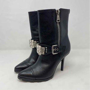Pre-Owned Shoe Size 7.5 Karl Lagerfeld Black Boots