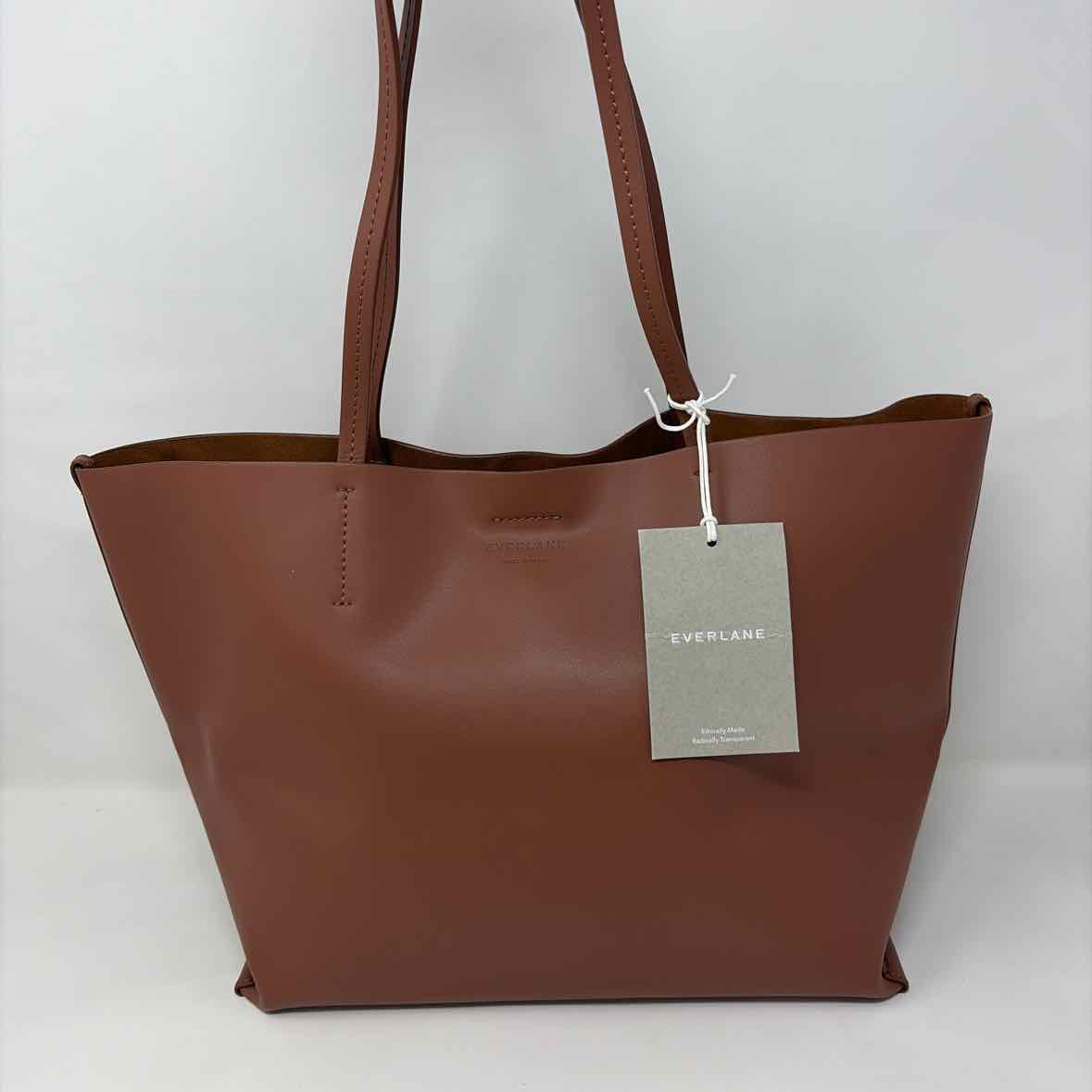 Pre-Owned Everlane Cognac Leather Handbag