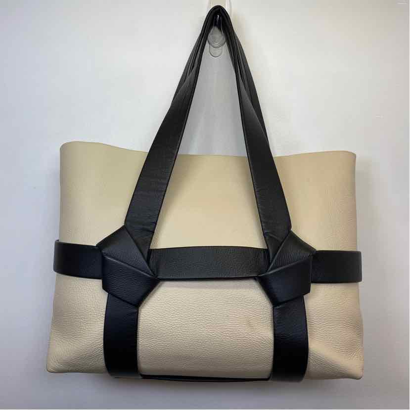 Pre-Owned Neil J Rogers Beige Multi Leather Handbag