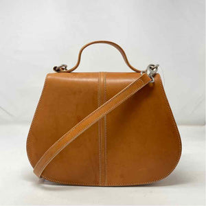 Pre-Owned Giorgio Armani Tan Leather Handbag
