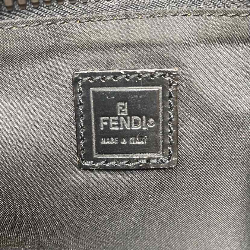 Pre-Owned Fendi Black Nylon Designer Handbag
