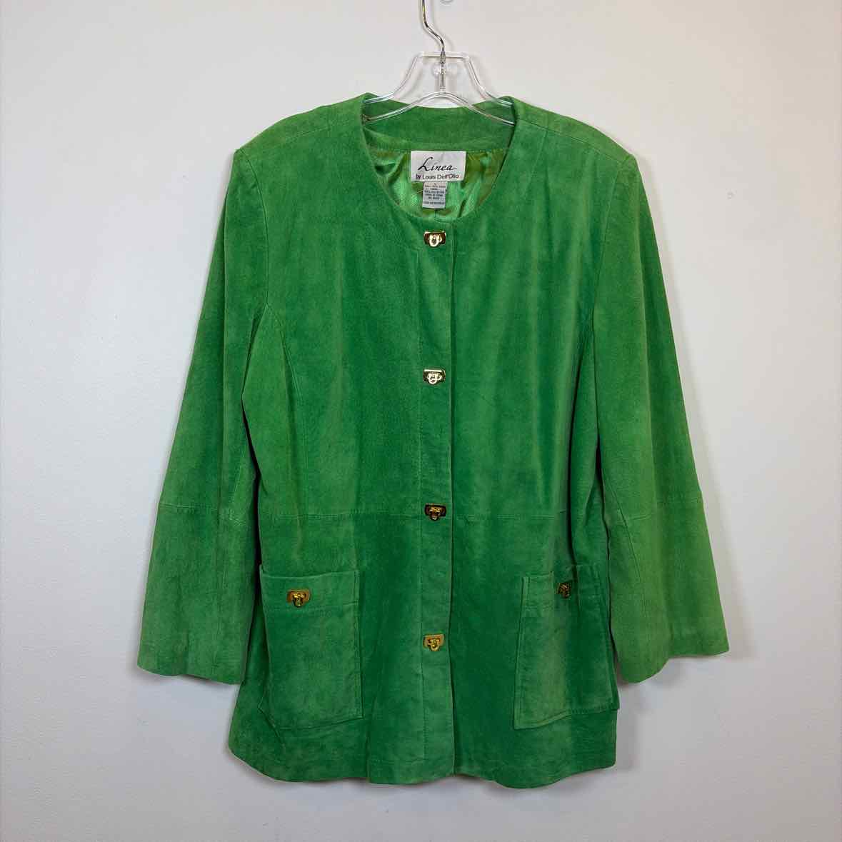 Pre-Owned Size L Linea Lime Green Jacket