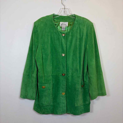Pre-Owned Size L Linea Lime Green Jacket