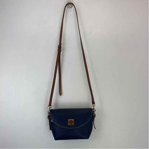 Pre-Owned Dooney & Bourke Navy Leather Handbag