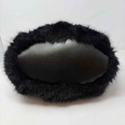 Pre-Owned Boutique Black Faux Fur Handbag