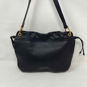 Pre-Owned Burberry Black Leather Designer Handbag