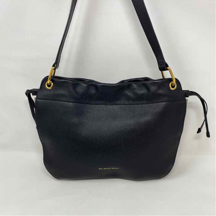 Pre-Owned Burberry Black Leather Designer Handbag
