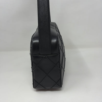 Pre-Owned Chanel Black Leather Designer Handbag