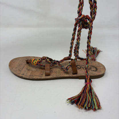 Pre-Owned Shoe Size 9 Circus By Sam Edelman Tan Multi Sandals