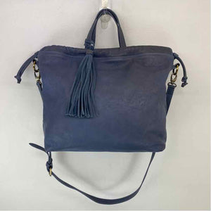 Pre-Owned Johnny Was Blue Leather Handbag