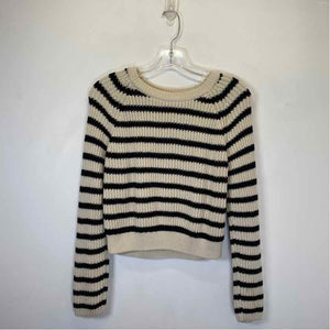 Pre-Owned Size S ZARA White Stripe Sweater