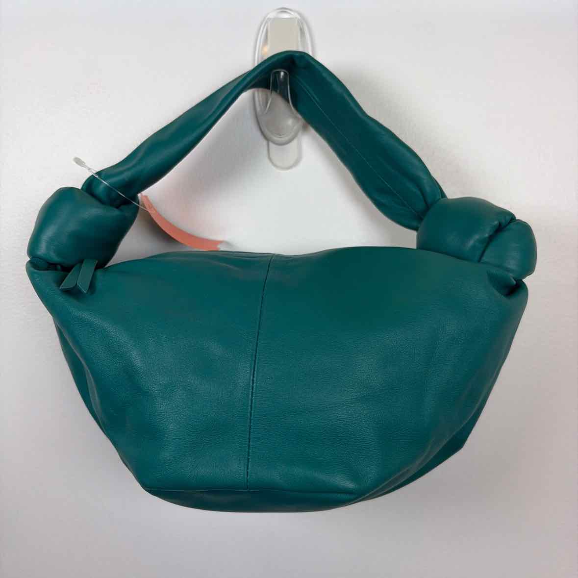 Pre-Owned Bottega Veneta Teal Leather Designer Handbag