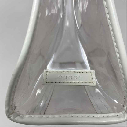 Pre-Owned Gucci Clear Plastic Designer Handbag