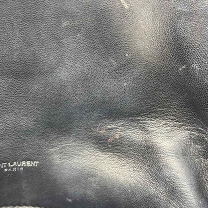 Pre-Owned Saint Laurent Black Leather Designer Handbag
