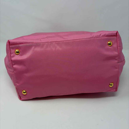 Pre-Owned Prada Pink Nylon Designer Handbag