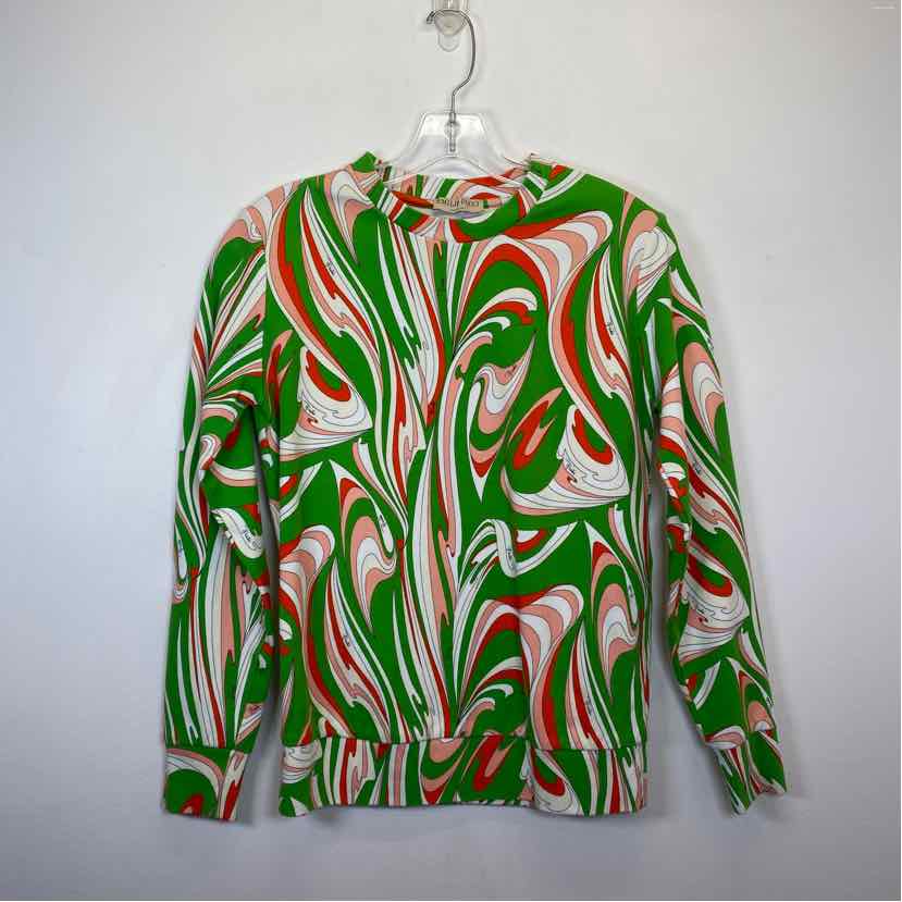 Pre-Owned Emilio Pucci Green Multi Fabric Women Size S Designer Clothes