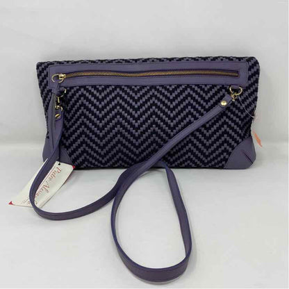 Pre-Owned Pietro Alessandro Purple/Black Woven Handbag