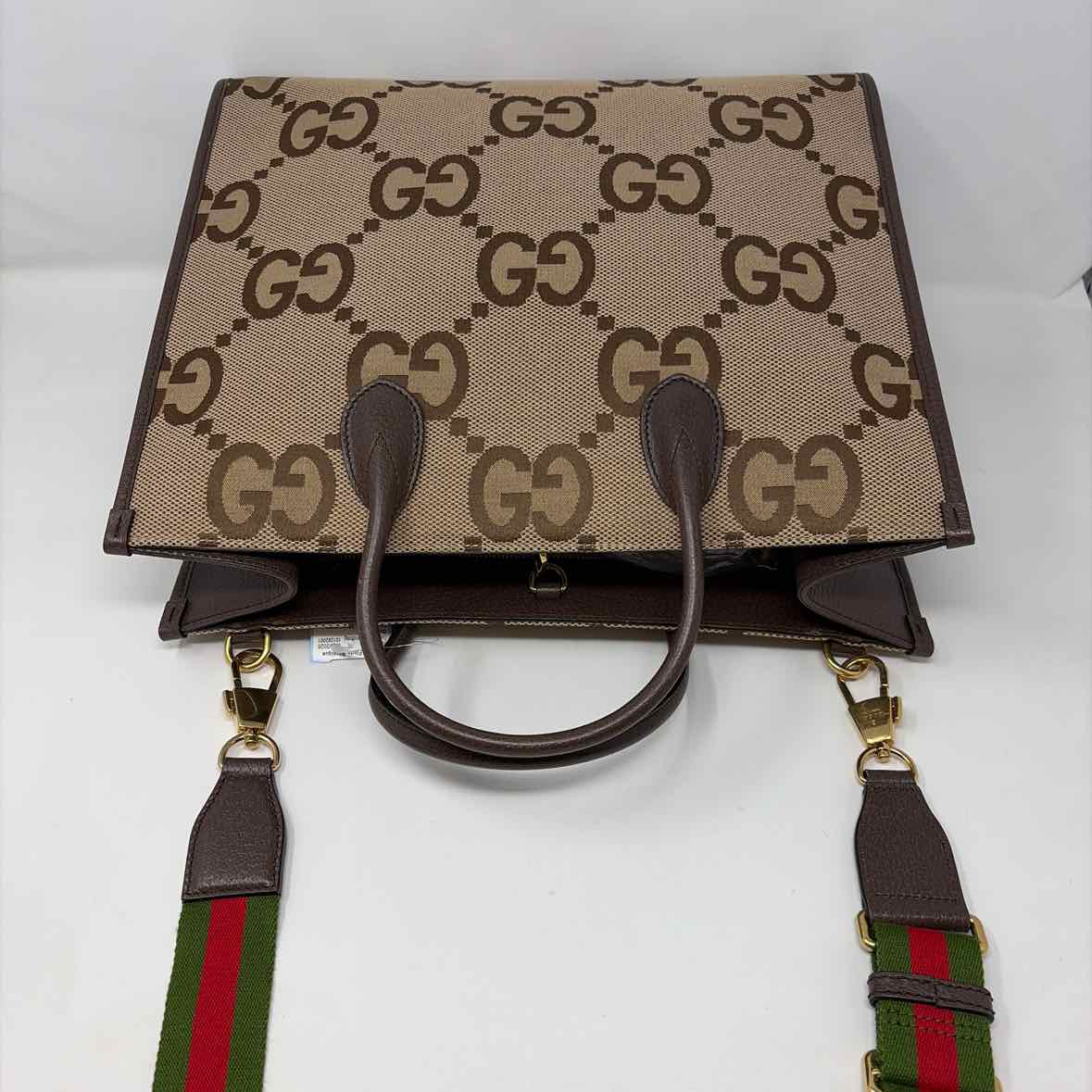 Pre-Owned Gucci Monogram Canvas Designer Handbag